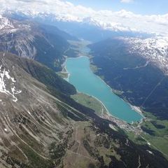 Flugwegposition um 12:21:27: Aufgenommen in der Nähe von Maloja, Schweiz in 3307 Meter